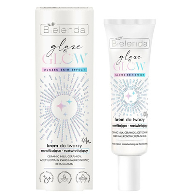 Bielenda Glaze & Glow Nawilżająco-Rozświetlający Krem Glazed Skin 50ml