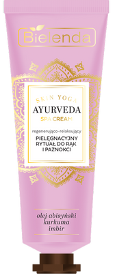 Bielenda Ayurveda Skin Yoga SPA Cream Regenerujący i Relaksujący Rytuał Pielęgnacyjny do Rąk i Paznokci 50ml