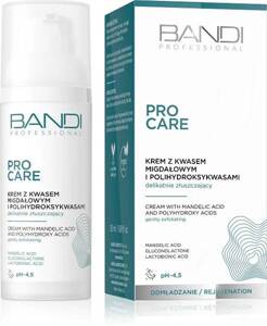 Bandi Professional Pro Care Krem z Kwasem Migdałowym i Polihydroksykwasami Delikatnie Złuszczający 50ml