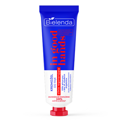 Bielenda In Good Hands Silnie Regenerujący Kremożel do Rąk 25% Gliceryna i Olejek ze Słodkich Migdałów 50ml