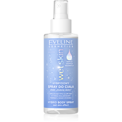Eveline Wet Skin Hybrydowy Nawilżający Spray do Ciała 150ml