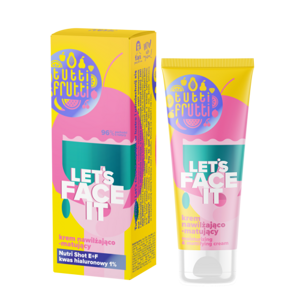 Tutti Frutti Let's Face It Krem Nawilżająco – Matujący z Kwasem Hialuronowym 1% + Nutri Shot E+F 50ml