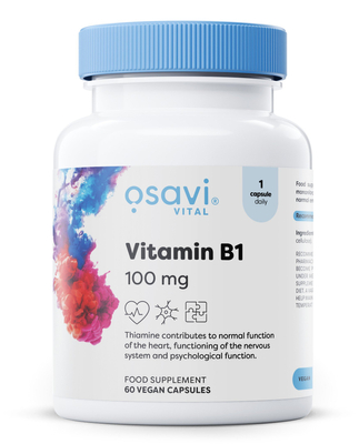 Osavi Witamina B1 100mg 60 kapsułek wegańskich