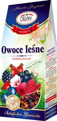 Malwa Herbata Owocowa z Owocami Leśnymi i Naturalnymi Składnikami 100g