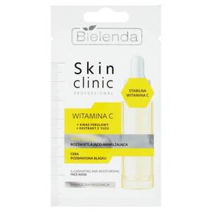 Bielenda Skin Clinic Professional Witamina C Maseczka Rozświetlająco-Nawilżająca dla Skóry Pozbawionej Blasku 8g