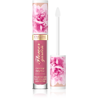 Eveline Flower Garden Kremowy Błyszczyk do Ust Nr 3 Vegan 4.5ml