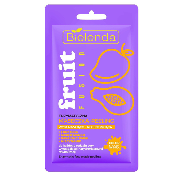 Bielenda Fruit Fusion Enzymatyczna Maseczka-Peeling Wygładzająco-Regenerująca 8g