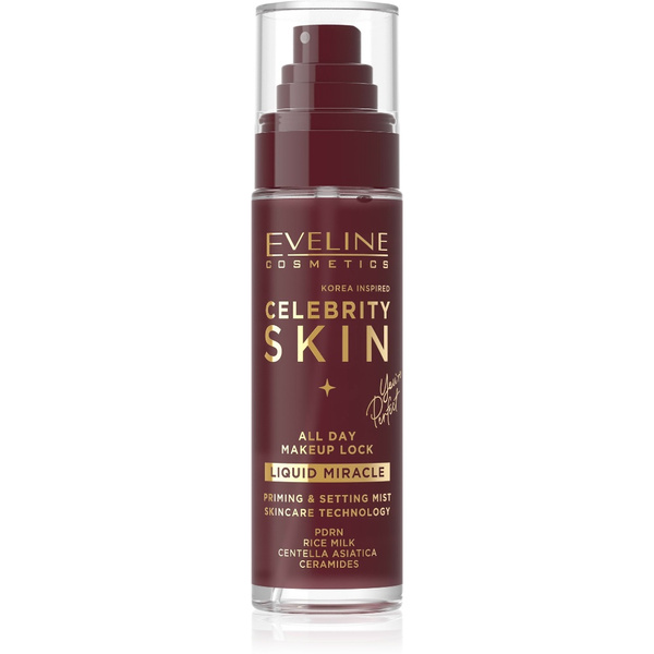 Eveline Celebrity Skin Liquid Miracle mgiełka pielęgnująco-utrwalająca do makijażu 100 ml