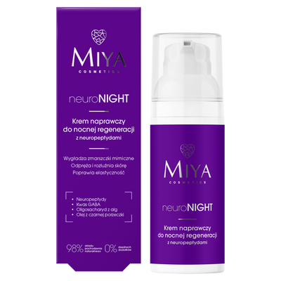 Miya neuroNIGHT Krem Naprawczy do Regeneracji z Neuropeptydami na Noc 50ml