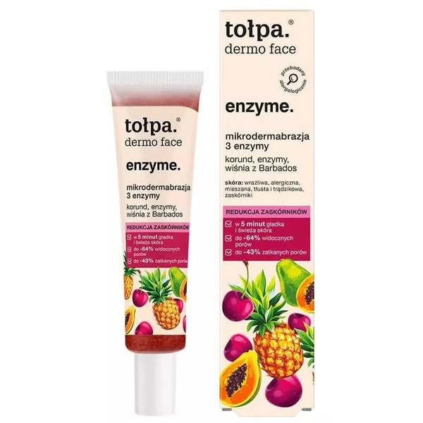 Tolpa Dermo Face Mikrodermabrazja Enzymatyczna 3 Enzymy 40ml