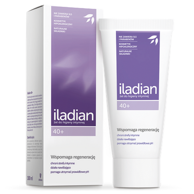 Iladian 40+ Żel do Higieny Intymnej Wspomagający Regenerację 180ml