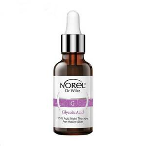 Norel Kwas Glikolowy 15% Kuracja dla Skóry Dojrzałej na Noc 30ml