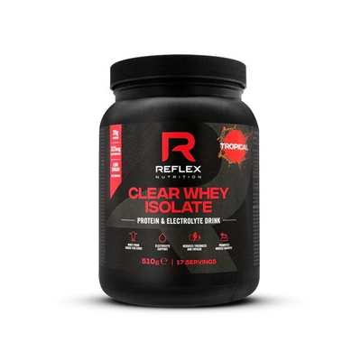Reflex Nutrition Clear Whey Isolate, Tropical - 510g