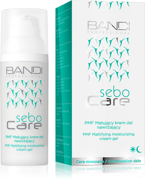 Bandi Sebo Care PMF Matujacy Krem Żel Nawilżajacy dla Cery Mieszanej i Tłustej 50ml