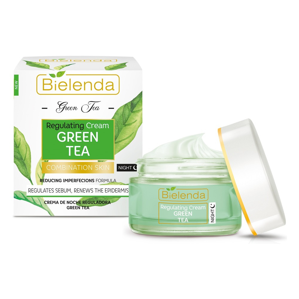 Bielenda Zieleona Herbata Regulujący Krem do Cery Mieszanej na Noc 50ml
