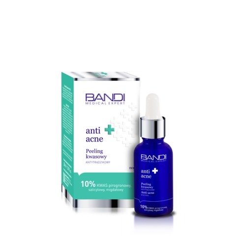 Bandi Anti-Acne Peeling Kwasowy Antytrądzikowy 10% Kwasu Pirogronowego 30ml