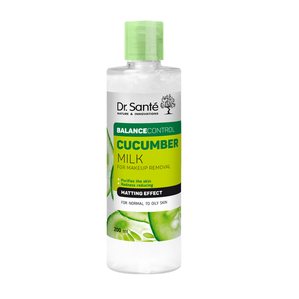 Dr.Sante Cucumber Balance Control Normalizujące Mleczko do Demakijażu 200ml