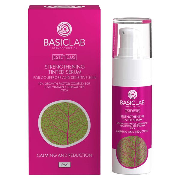 BasicLab Wzmacniająco-tonizujące Serum do Cery Naczynkowej 30ml