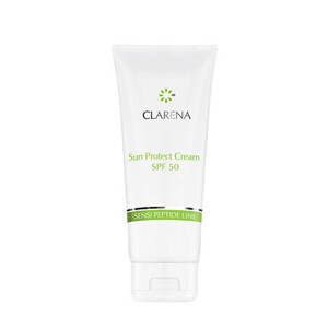 Clarena Sensitive Line Całoroczny Krem do Twarzy z Filtrem SPF50 30ml