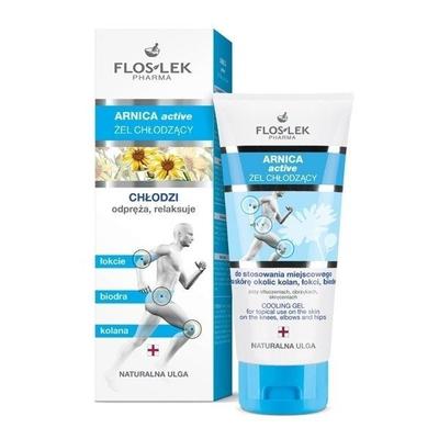 Floslek Arnica Active Żel Chłodzący Chłodzi Odpręża Relaksuje Naturalna Ulga 200ml