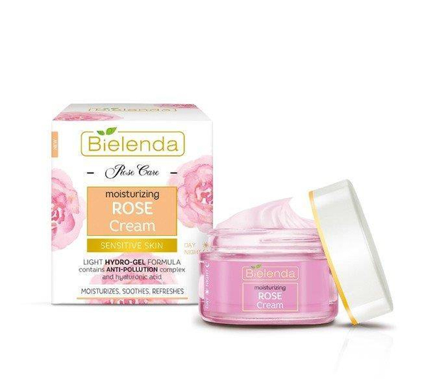 Bielenda Rose Care Nawilżający Krem na Dzień i Noc do Cery Delikatnej i Wrażliwej 50ml