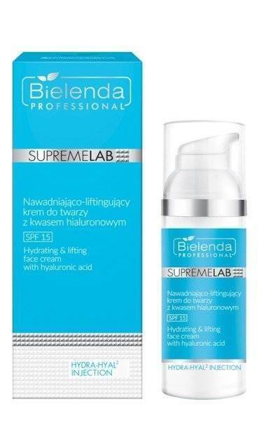  Bielenda Professional Spremelab Hydra-Hyal2 Nawilżająco-Liftingujący Krem do Twarzy z Kwasem Hialuronowym SPF 15 50ml