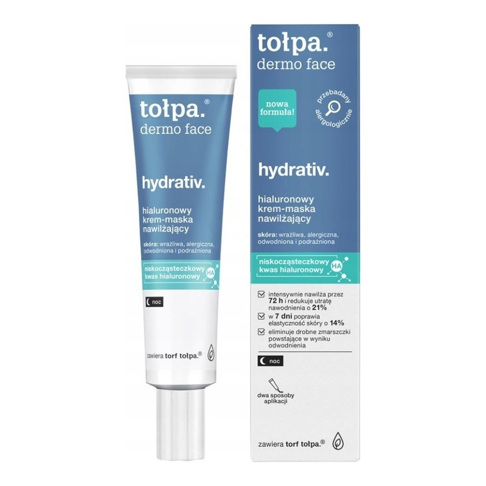 Tołpa Dermo Face Hydrativ Nawilżający krem-maska na noc 40ml