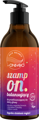 OnlyBio Hair In Balance Szampon Balansujący do Przetłuszczającej Się Skóry Głowy 400ml