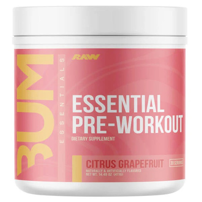 Raw Nutrition CBUM Essential Pre-Workout, Citrus Grapefruit - 411g