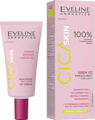 Eveline Cica Skin Krem CC Nawilżająco-Tonujący 30ml