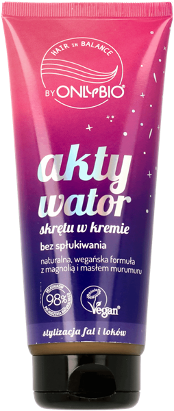 OnlyBio Hair In Balance Aktywator Skrętu do Włosów w Kremie z Magnolią i Masłem Murumuru 200ml