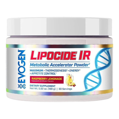 Evogen Lipocide IR Suplement w proszku, Malinowa Lemoniada 168g