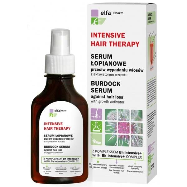Intensive Hair Therapy Serum Łopianowe do Włosów z Kompleksem Bh Intensive + przeciw Wypadaniu Włosów z Aktywatorem Wzrostu 100ml
