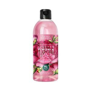 Barwa Naturalna Piwonia Szampon Zwiększający Objętość 500ml