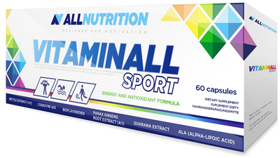 Allnutrition Vitaminall Sport Formuła Antyoksydacyjna 60 Kapsułek