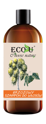 EcoU Brzozowy Szampon Wzmacniający do Włosów Delikatnych Przetłuszczających 500ml