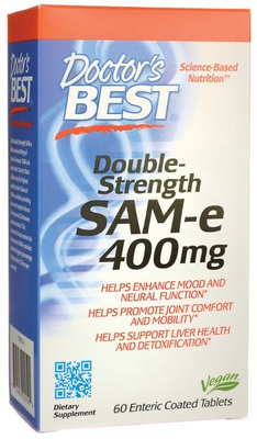 SAM-e, 400mg Double-Strength - 60 tablets