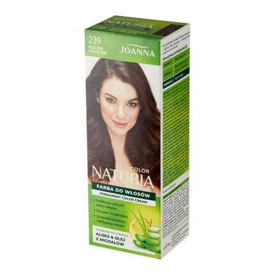 Joanna Naturia Color Farba do Włosów z Proteinami 239 Mleczna Czekolada 100ml