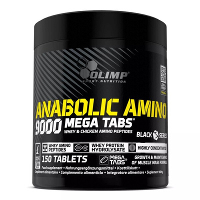 Olimp Anabolic Amino 9000 Mega Tabs na Masę Mięśniową 150 Tabletek