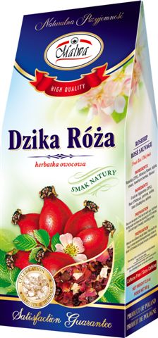 Malwa Naturalna Herbata Owocowa z Dziką Różą Źródło Witamin 80g