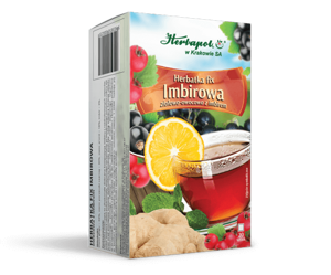 Herbapol Herbatka Fix Owocowa z Imbirem 20 Saszetek Best Before 31.10.26
