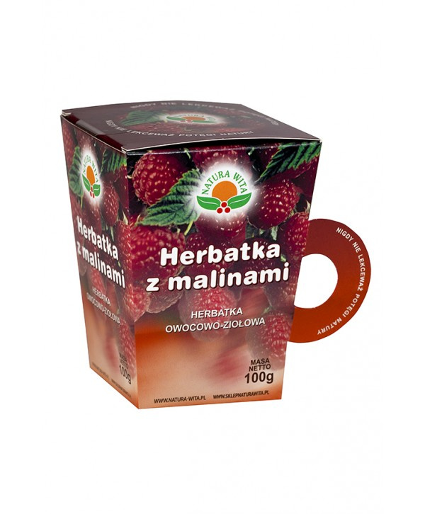 Natura Wita Herbatka Owocowo-Ziołowa z Malinami 100g