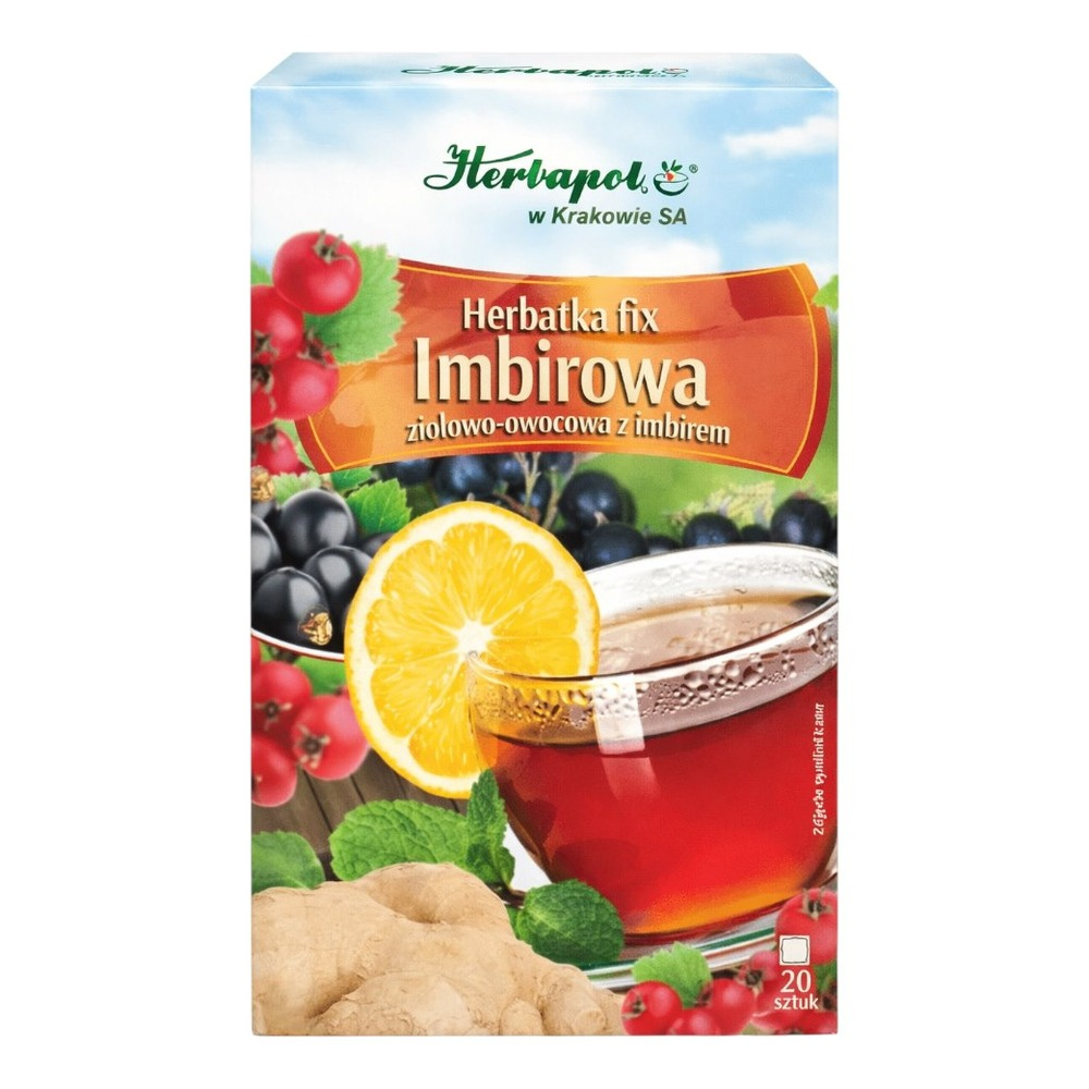 Herbapol Herbatka Fix Owocowa z Imbirem 20 Saszetek