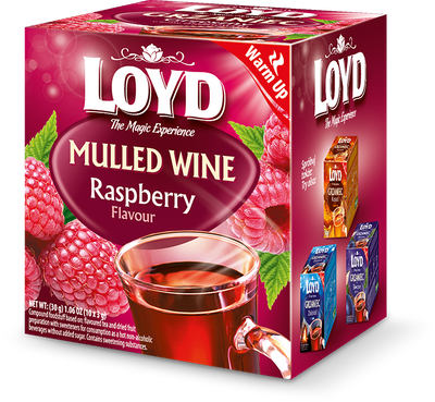 Loyd The Magic Experience Herbatka Grzaniec Grzeszny o Smaku Malinowym 10x3g