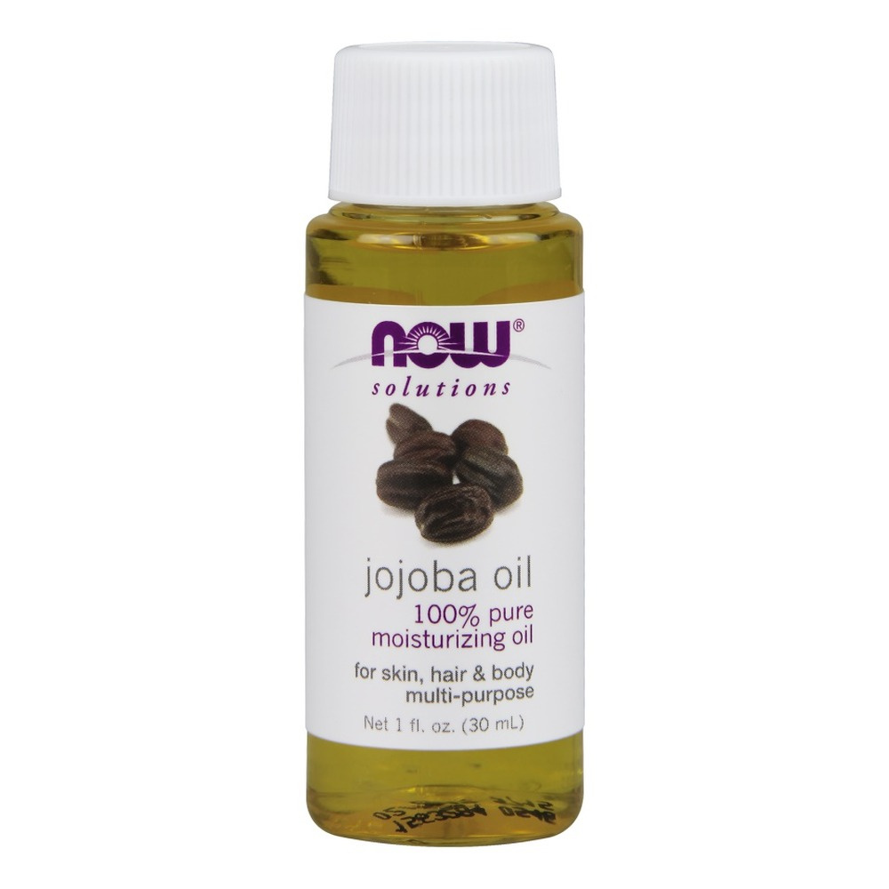 NOW Foods Solutions Olejek Jojoba 100% Czysty Do Skóry Włosów i Ciała 30ml