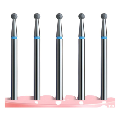IQ Nails Standard Diamond Coated Drill Bits for Cuticle Care Zestaw do Skórek 5 Sztuk