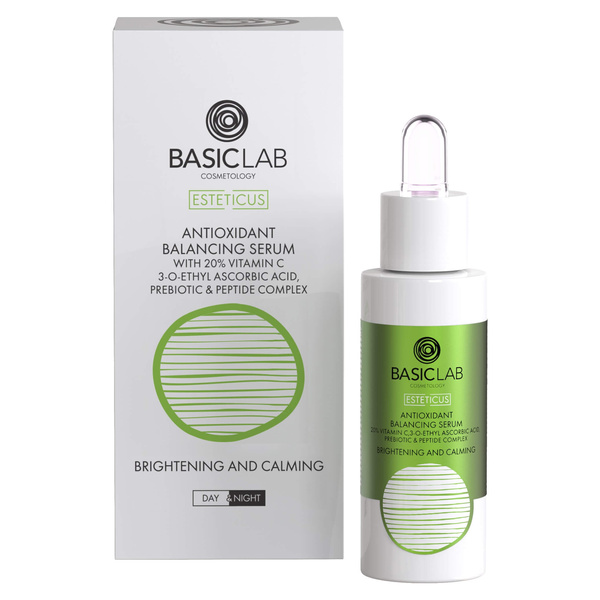 BasicLab Esteticus Antyoksydacyjne Serum Regenerujące 20% Witamina C 30ml