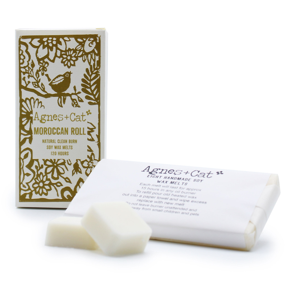 Agnes + Cat Box of 8 Wax Melts - Moroccan Roll