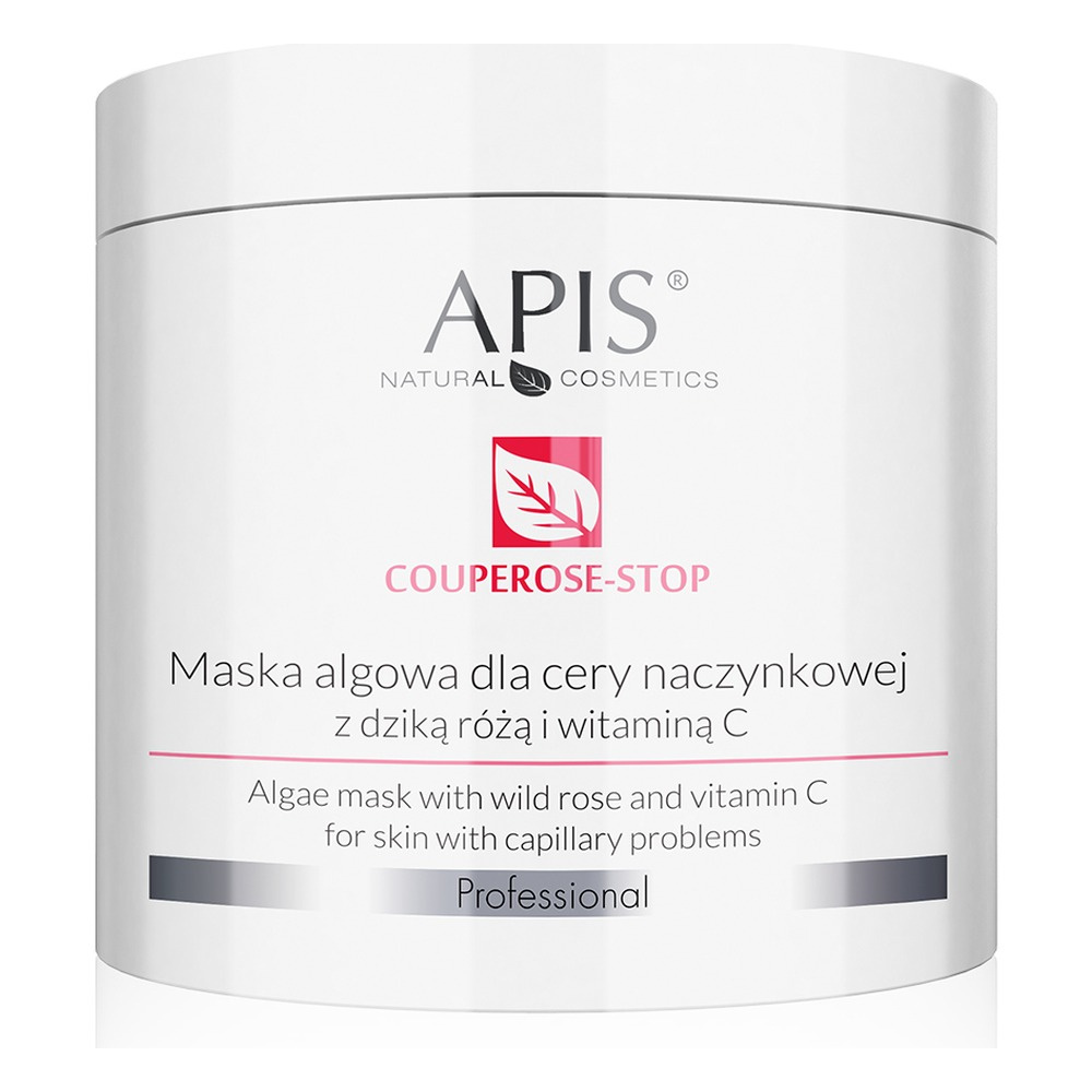 Apis Professional Couperose Stop Maska Algowa z Dziką Różą i Witaminą C 200g