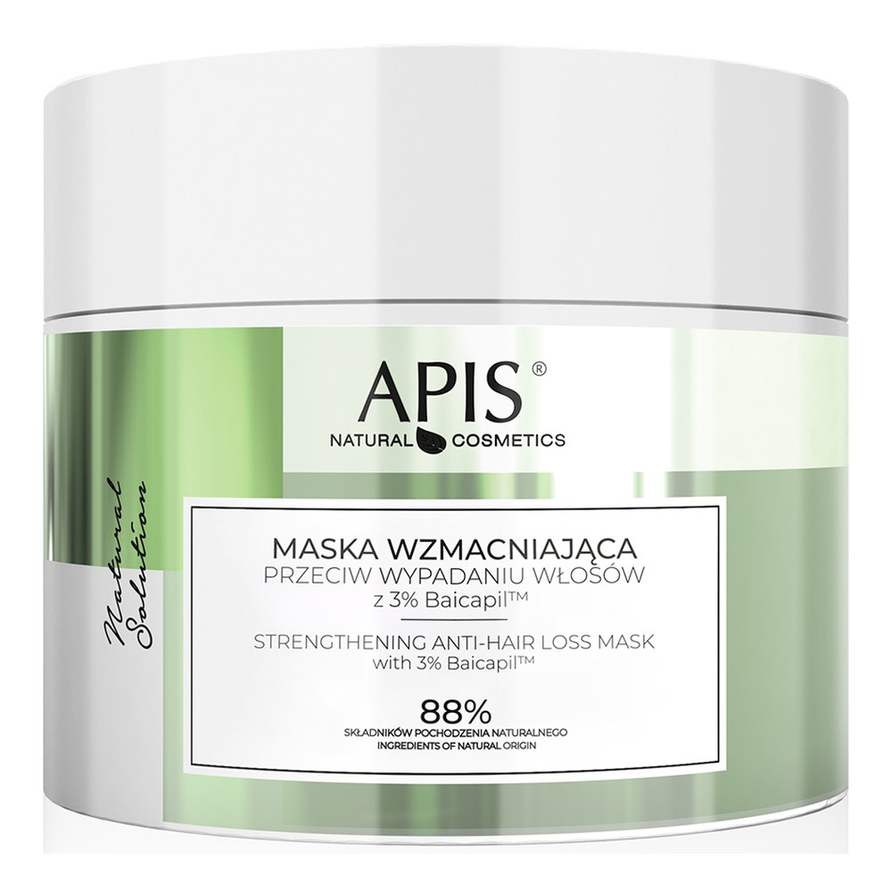 Apis Natural Solution Maska Wzmacniająca z Baicapil do Włosów 200ml